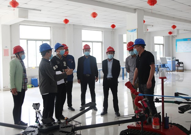 济宁市制造强市建设指挥部高端装备专班调研组领导一行莅临中煤集团实地调研