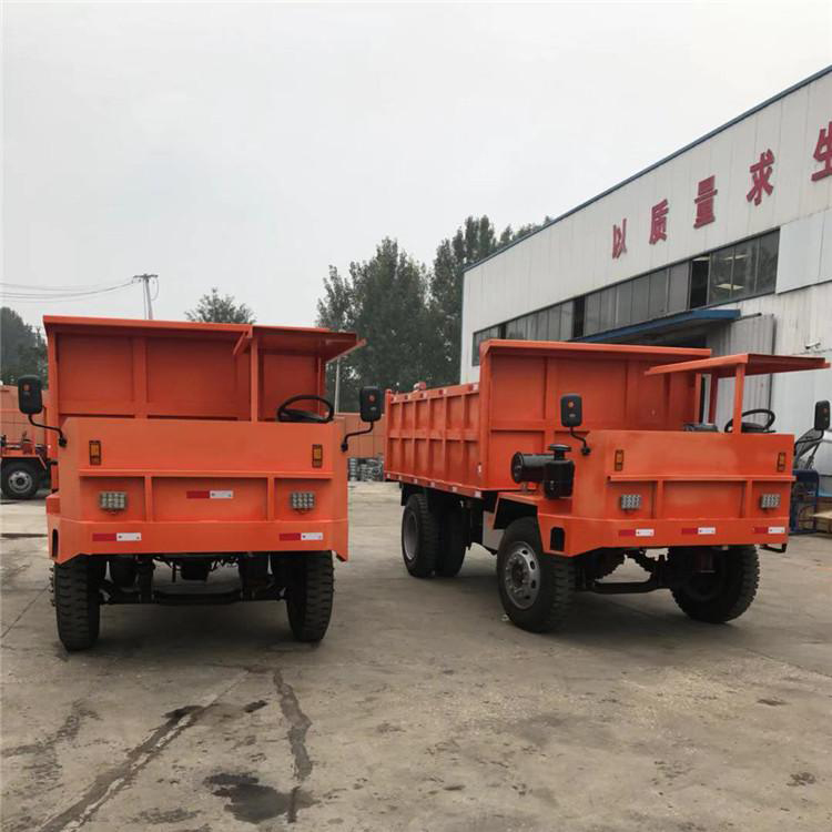 矿用井下自卸车轮胎更换方法